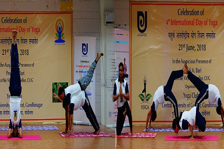 Central University of Gujarat, Gandhinagar Yoga Event at Central University of Gujarat Gandhinagar